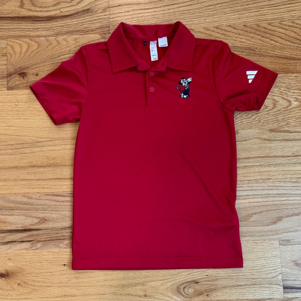 Adidas Mickey Mouse Disney kids golf polo size Small